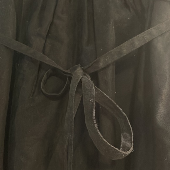 D&G from Dolce Gabanna size 28 black tie around mini skirt - Picture 4 of 6